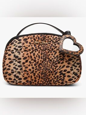 Betsey Johnson Loaf Cosmetic Case with Mirror